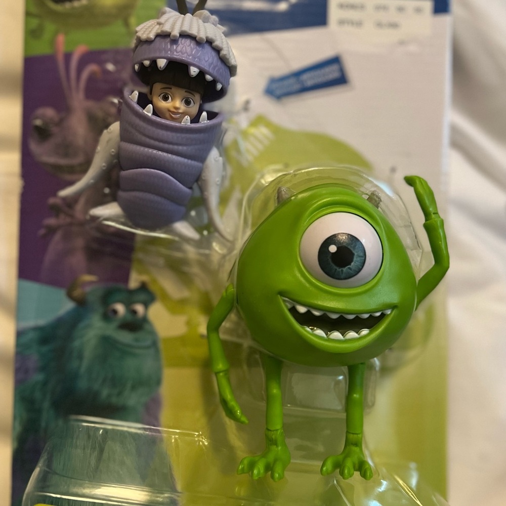 Pixar MONSTER'S INC. MIKE WAZOWSKI & BOO Figures